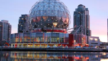 the globe at Science World Vancouver