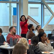 Teachers in professional development seminar