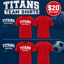 Graphic of school logo clothing